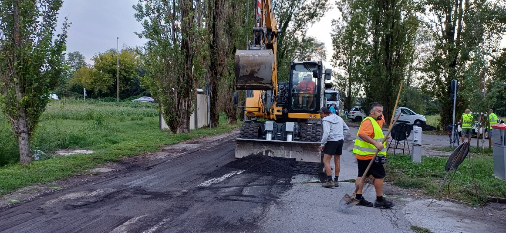 Lodi - Oggi è iniziato il piano asfalti
