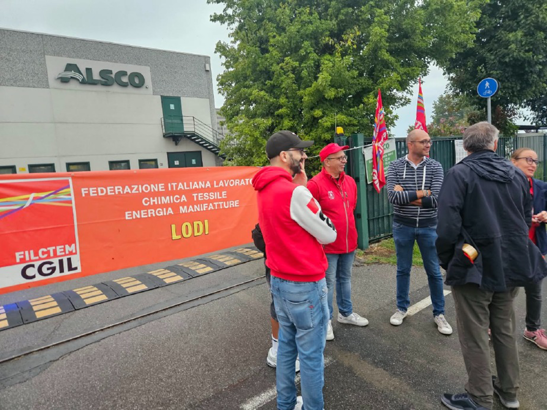 Merlino - Alsco Italia, proteste