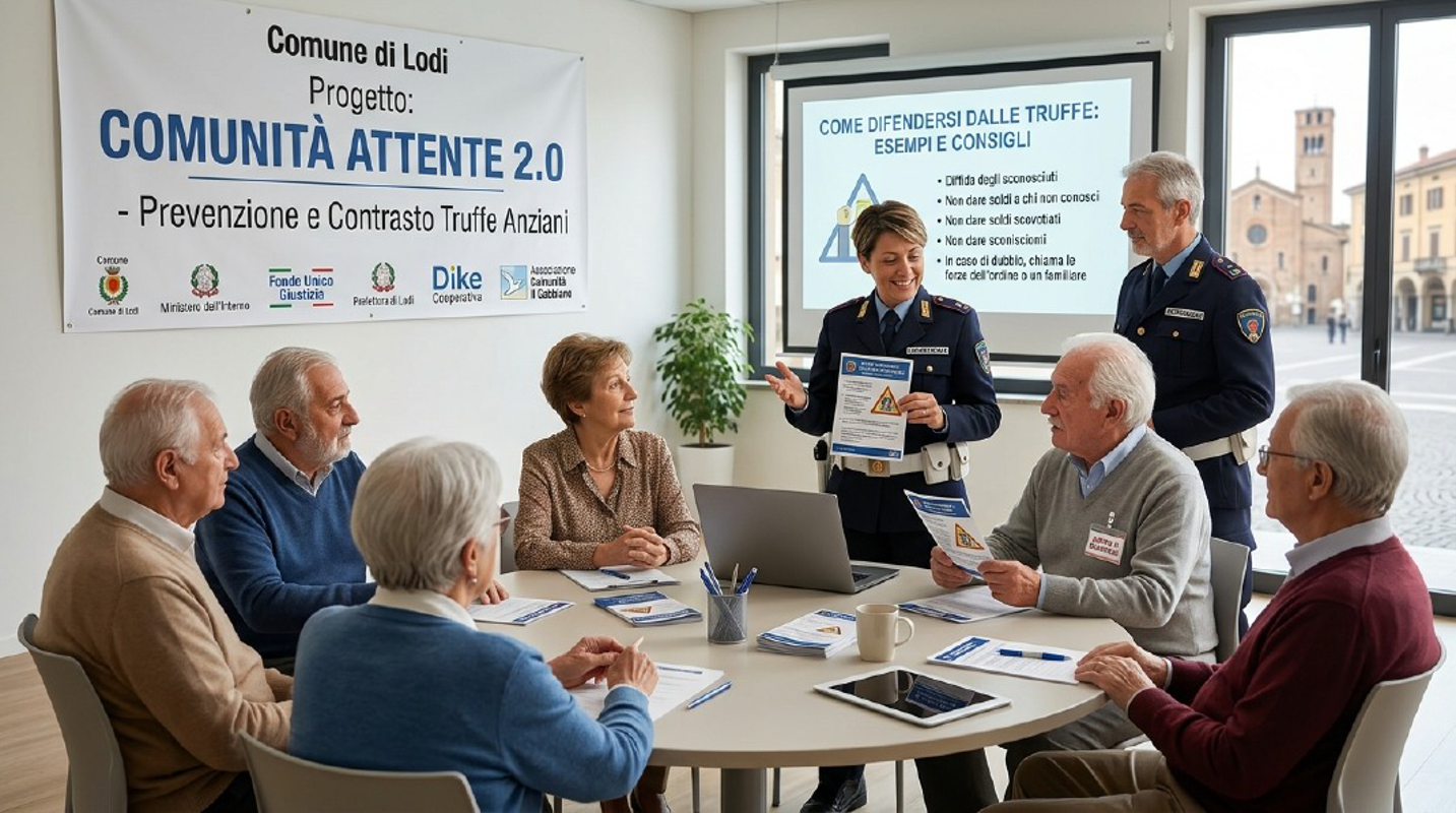 Lodi - Progetto da 16mila euro contro le truffe
