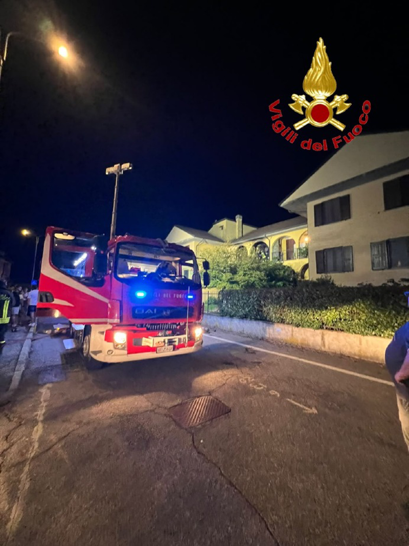 Dal territorio - Incendio camera da letto