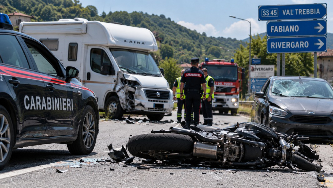 Dal territorio - Scontro, muore motociclista